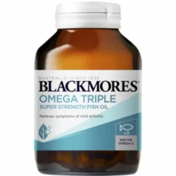 blackmores omega triple concentrated fish oil capsules