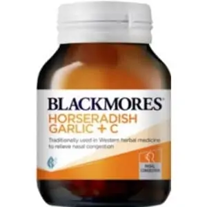 blackmores super strength horseradish garlic c capsules