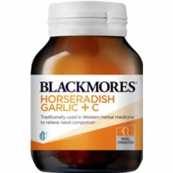 blackmores super strength horseradish garlic c capsules