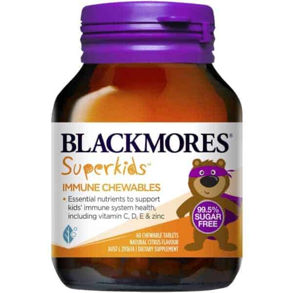 blackmores superkids immune chewable tablets 60 pack