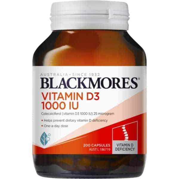 blackmores vitamin d3 200 capsules