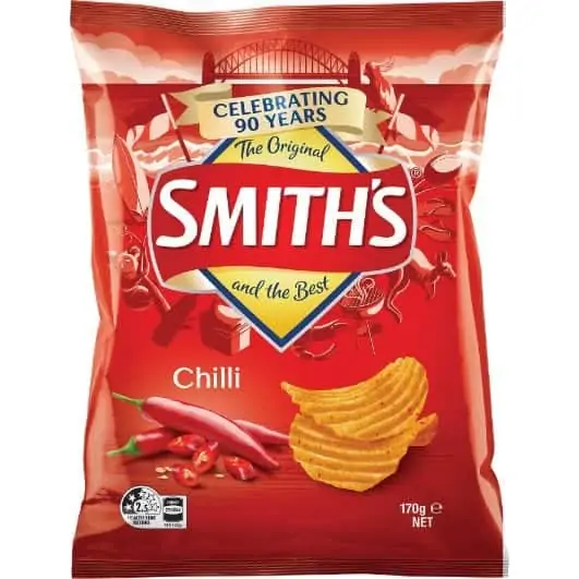 smiths crinkle chips chilli 170g