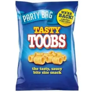 tasty toobs party bag 150g