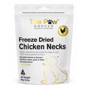 freeze dried chicken necks