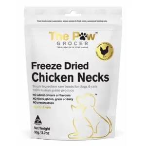 freeze dried chicken necks
