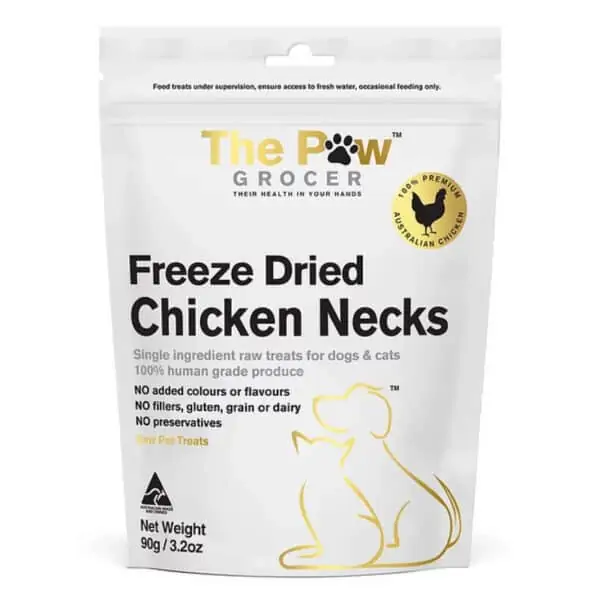 freeze dried chicken necks