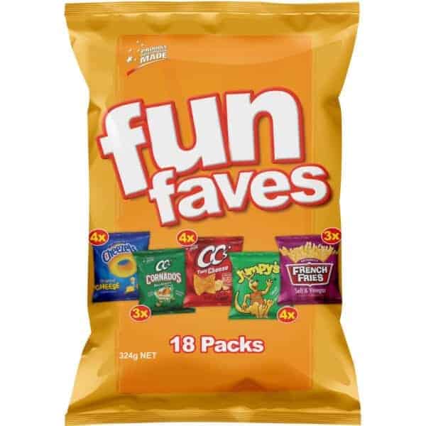 fun faves variety multipack chips 18 pack
