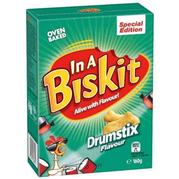 in a biskit drumstix
