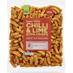 soya crisps chilli lime snacks 400g pack
