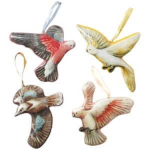 3d bauble set mother nature birds