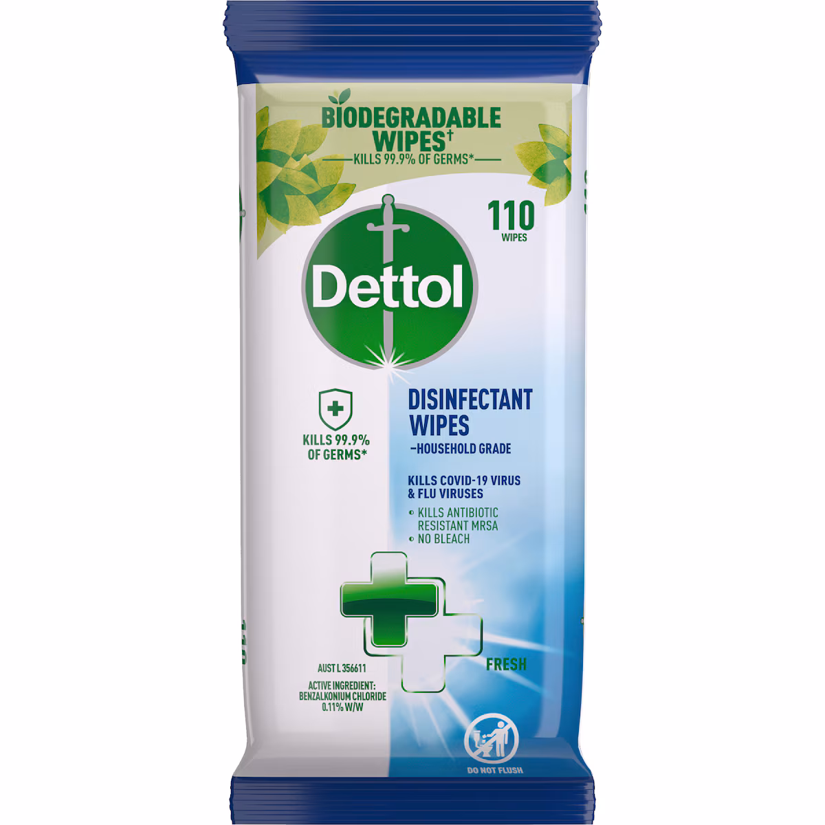 dettol antibacterial disinfectant surface cleaning wipes 120 pack
