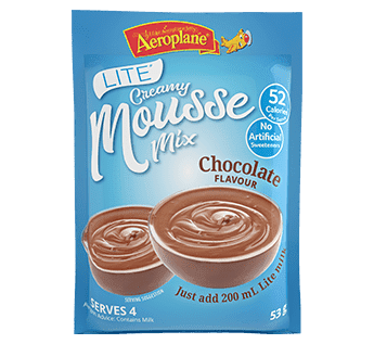 ignorere fra nu af mælk Buy Aeroplane Mousse Lite Chocolate 53g Online | Worldwide Delivery |  Australian Food Shop