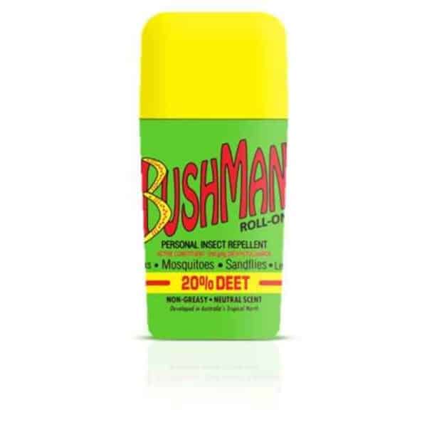 bushman plus 20 deet insect repellent roll on 65g