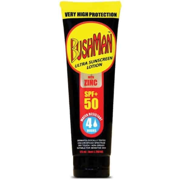 bushman spf 50 ultra zinc sunscreen lotion 125ml