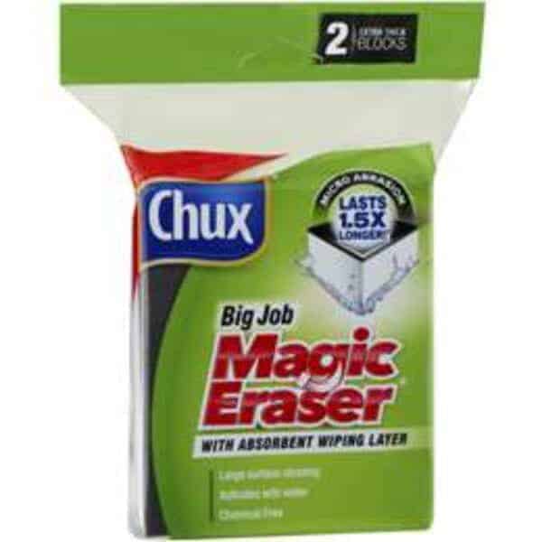 chux magic eraser big job extra thick 2 pack