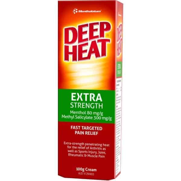 deep heat extra strength cream 100g