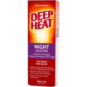 deep heat night soothing cream 100g