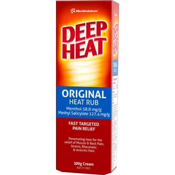 deep heat original heat rub 100g
