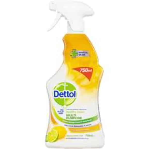 dettol healthy clean multipurpose trigger spray citrus 750ml