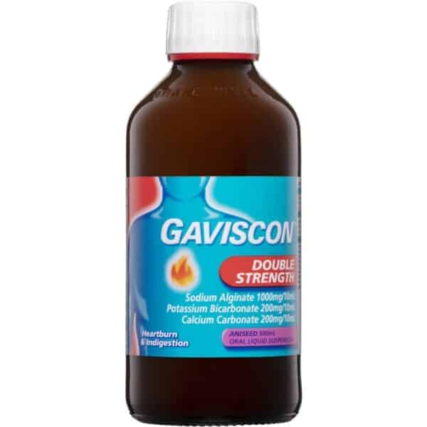 gaviscon double strength heartburn indigestion liquid aniseed 500ml