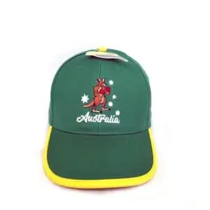green boxing kangaroo cap