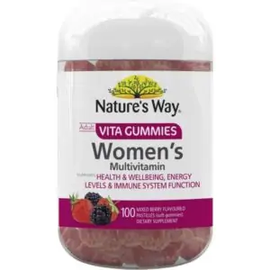 natures way vitagummies womens multivit mixed berry 100 pack