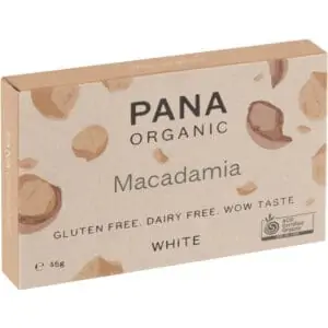 pana organic white chocolate macadamia 45g