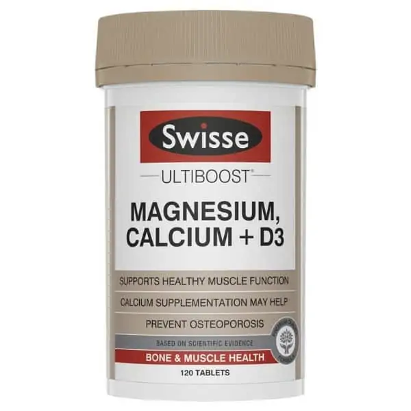 swisse ultiboost magnesium calcium d3 120 tablets