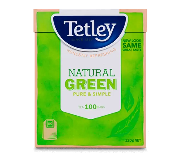 tetley green tea bags 100 pack