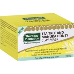 thursday plantation tea tree and manuka honey clay mask 100g