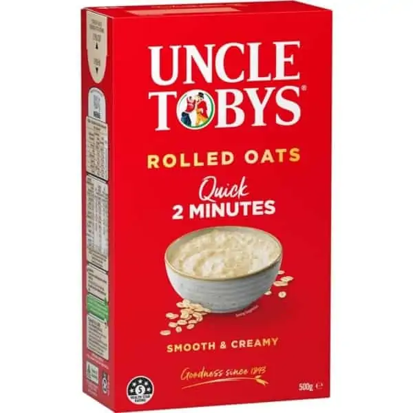 uncle tobys oats quick porridge 500g