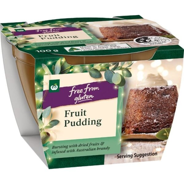Gluten Free Christmas Fruit Pudding 100g