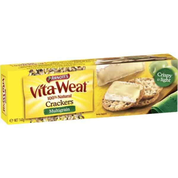 arnott vita weat crackers multigrain 140g