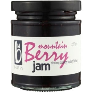 blue m mountain berry jam 220g