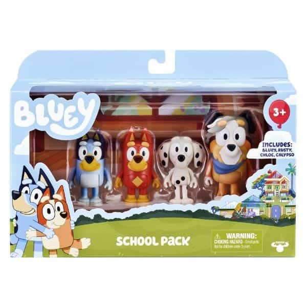 bluey school pack 4 pack