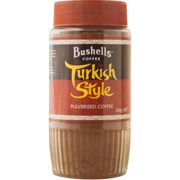 bushells turkish coffee 250g
