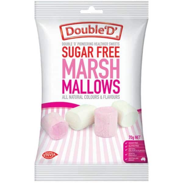 double d sugarfree marshmallows 70g