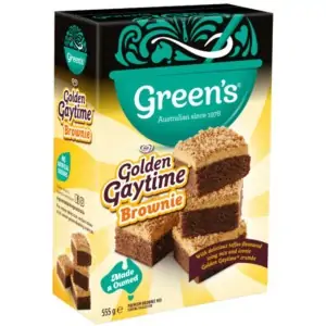 greens gaytime brownie mix