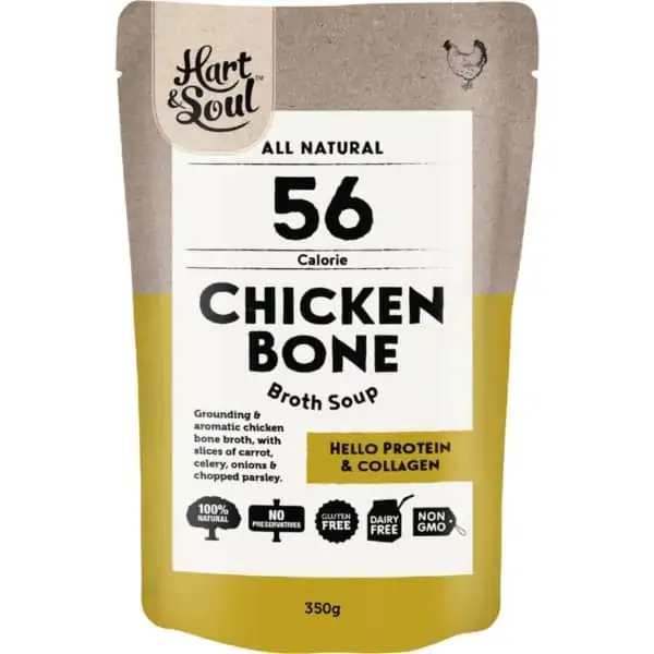 hart soul chicken bone broth soup 350g