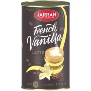jarrah french vanilla latte instant coffee 250g