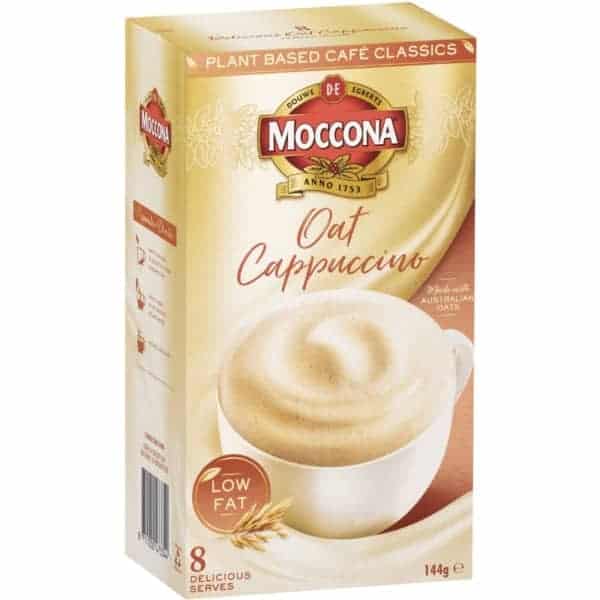 moccona oat cappuccino 8 pack