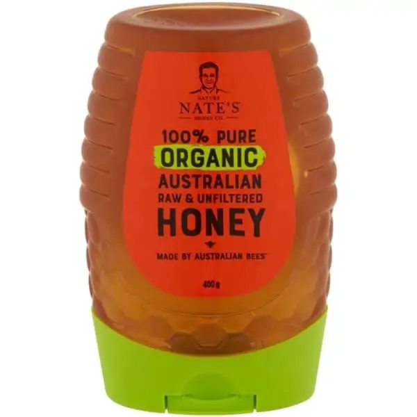 nature nate 100 pure organic australian raw unfiltered honey 400g