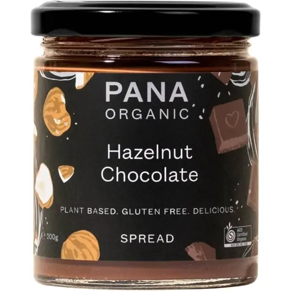 pana organic hazelnut chocolate spread 200g
