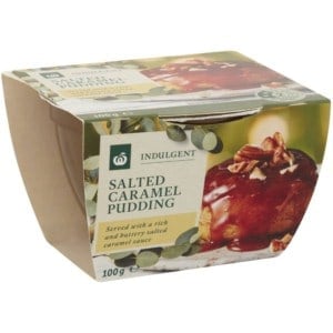 salted caramel sponge pudding 100g