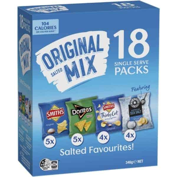 smith multipack variety original salted mix 18 pack