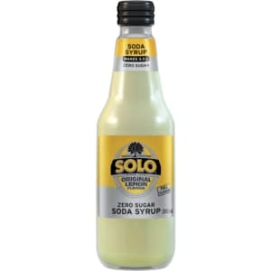 solo zero sugar syrup 300ml