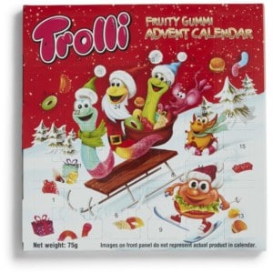 trolli gummi advent calendar