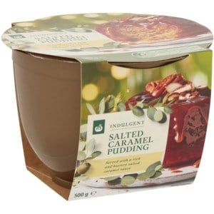 woolworths salted caramel pudding 500g