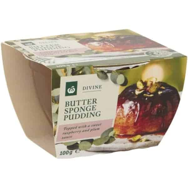 woolworths summer berry pudding 100g