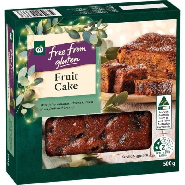 Gluten Free Christmas Fruit Cake 500g